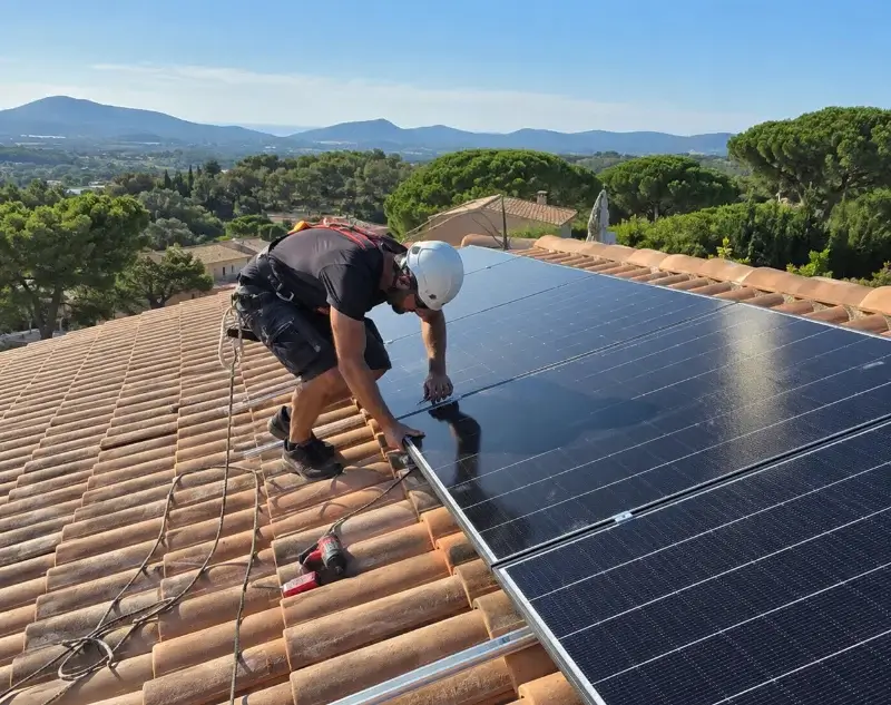 Installateur panneaux solaires Ginasservis — pose photovoltaïque sur toiture
