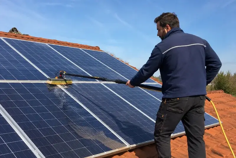 Nettoyage et entretien de panneaux solaires à Ginasservis